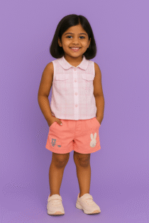 Peachy Bloom Shirt pant