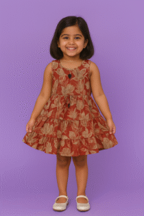 Sunshine Elegance Girls Party Frock